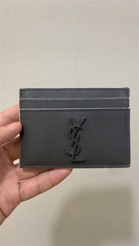 ysl lanyard|YSL card holder.